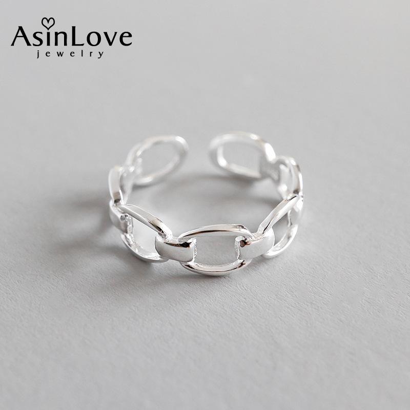 Cluster Rings AsinLove Hollow Bamboo Chain Open Ring Real 925 Sterling Silver Creative Handmade Designer Fine Jewelry For Women Gift, Golden;silver
Cluster Rings AsinLove Hollow Bamboo Chain Open Ring Real 925 Sterling Silver Creative Handmade Designer Fine Jewelry For Women Gift, Golden;silver
