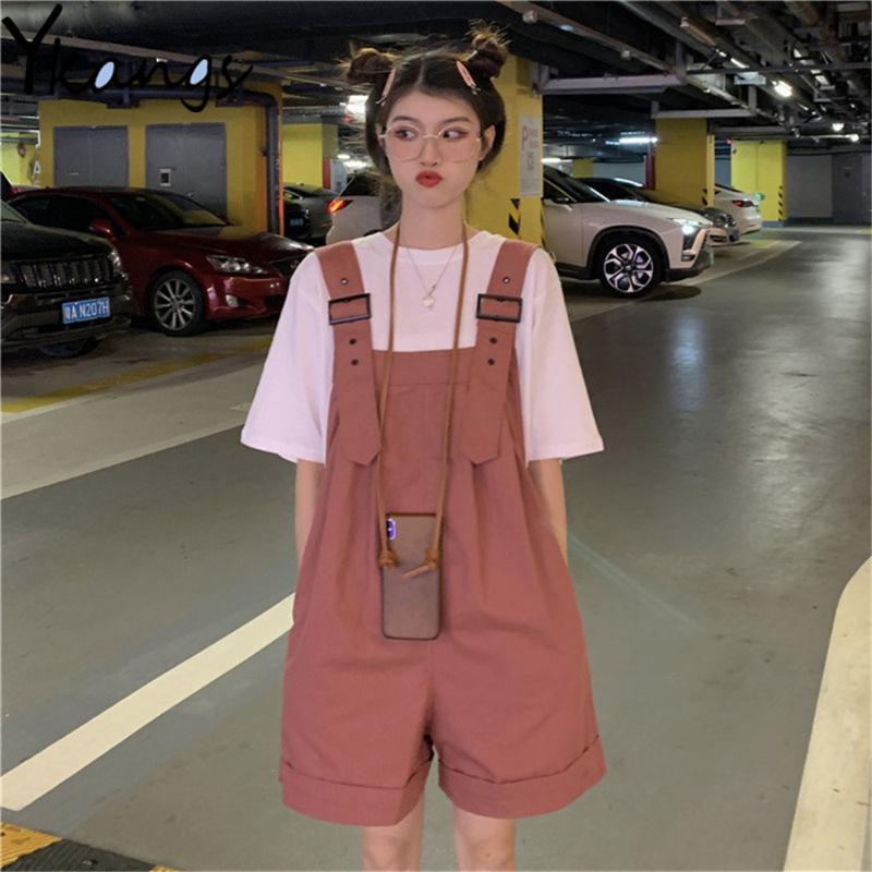 Women' Shorts Pink Baggy Wide Leg Overalls Summer Harajuku Green Black Short Pants Oversized Student Korean Sweet Girl
Women' Shorts Pink Baggy Wide Leg Overalls Summer Harajuku Green Black Short Pants Oversized Student Korean Sweet Girl