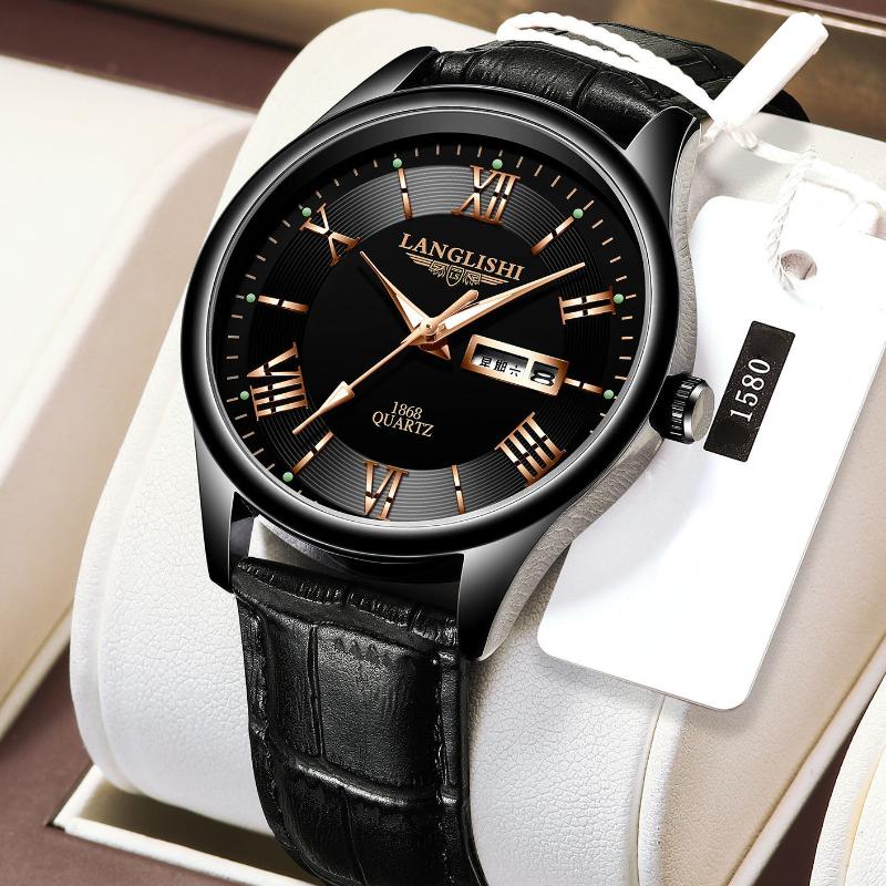 Wristwatches Fashion Watches Mens Luxury Calendar Week Quartz Wristwatch For Man Business Waterproof Luminous Male Clock Relogio Masculino
Wristwatches Fashion Watches Mens Luxury Calendar Week Quartz Wristwatch For Man Business Waterproof Luminous Male Clock Relogio Masculino