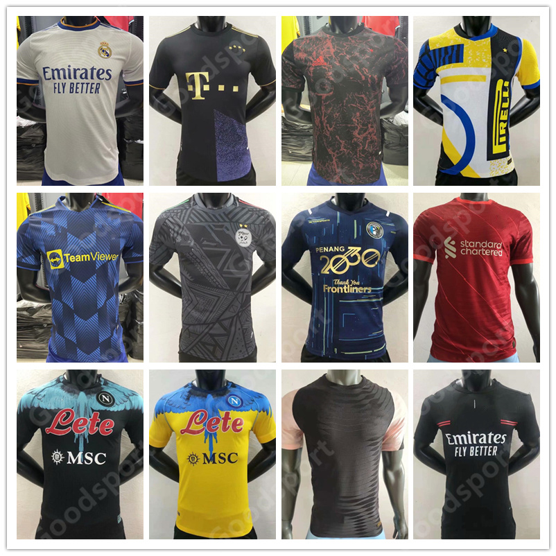 2122 PLAYER SOCCER NAPOLI PENANG Algerian Argentina French JERSEY MESSI RONALDO LUKAKU MBAPPE IBRAHIMOVIC HAZARD CHICHARITO MULLER football, Black;yellow
2122 PLAYER SOCCER NAPOLI PENANG Algerian Argentina French JERSEY MESSI RONALDO LUKAKU MBAPPE IBRAHIMOVIC HAZARD CHICHARITO MULLER football, Black;yellow