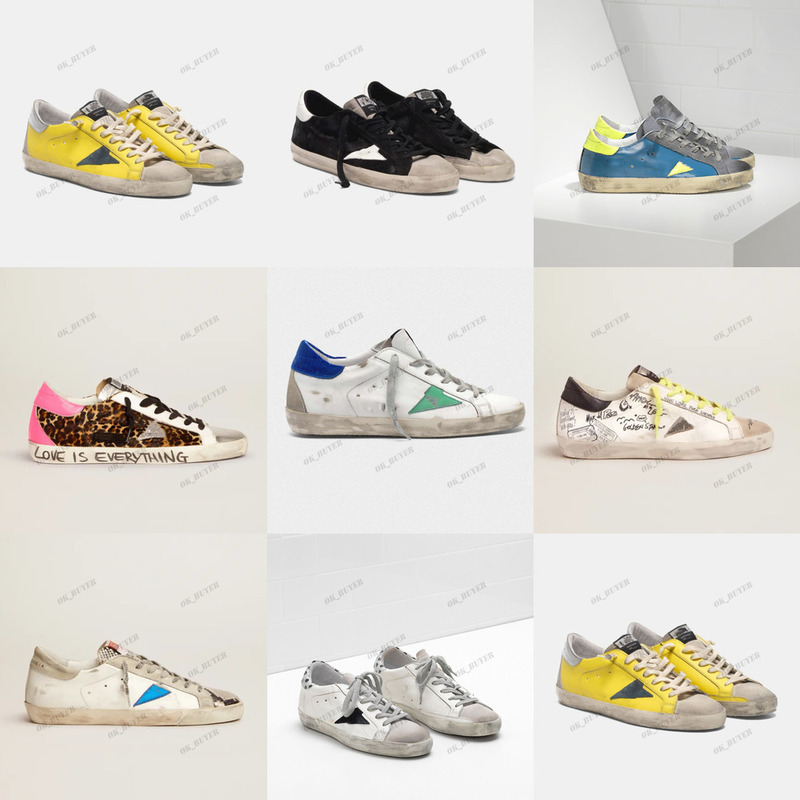 Golden Super Star Trainers Designer Shoes Women luxury Sneakers Gooses Sequin Italy Brand Classic White Do-old Dirty Men casual shoe WITHOUT BOX, Star10
Golden Super Star Trainers Designer Shoes Women luxury Sneakers Gooses Sequin Italy Brand Classic White Do-old Dirty Men casual shoe WITHOUT BOX, Star10