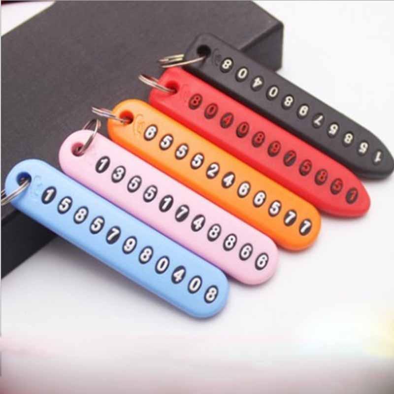 Keychains Anti-Lost Phone Number Plate Car Keychain Pendant Auto Vehicle Card Keyring Portable Multifunctional
Keychains Anti-Lost Phone Number Plate Car Keychain Pendant Auto Vehicle Card Keyring Portable Multifunctional