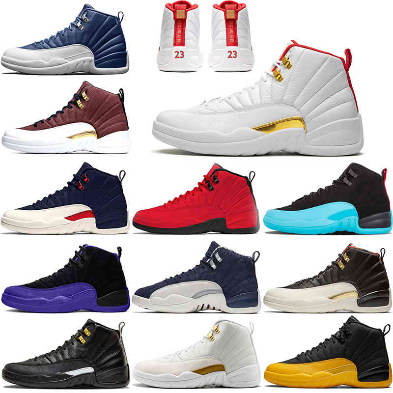 With Box 12 Men Basketball Shoes Jumpman 12s Stone Blue Dark Concor Cllege Navy Gym Red Fiba Black Nylon Wolf Grey Mens Trainers Sneakers
With Box 12 Men Basketball Shoes Jumpman 12s Stone Blue Dark Concor Cllege Navy Gym Red Fiba Black Nylon Wolf Grey Mens Trainers Sneakers