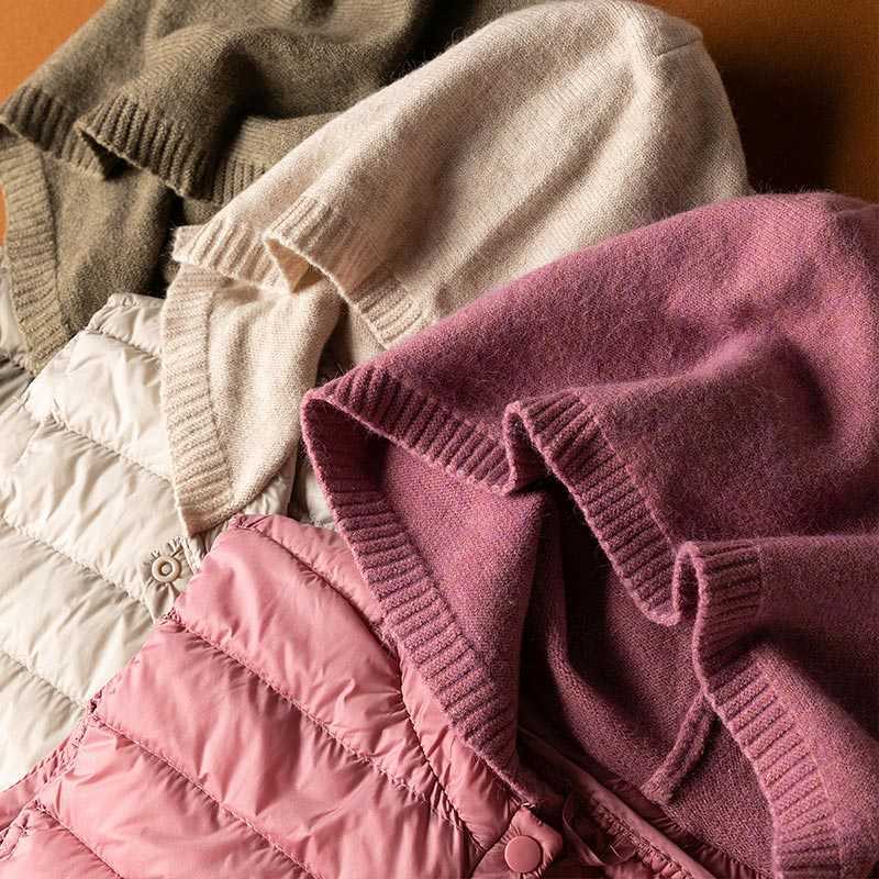 White Duck Down Women's Long Vest With Hooded Slim Warm Ultra Light Sleeveless Female Vests Coat Winter Solid Plus Size 4XL 210819