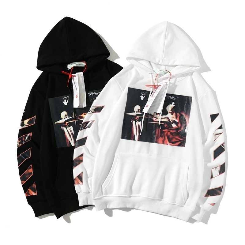Ow new black and white off simple loose version Pullover long sleeve Terry fashion brand Hoodie
Ow new black and white off simple loose version Pullover long sleeve Terry fashion brand Hoodie