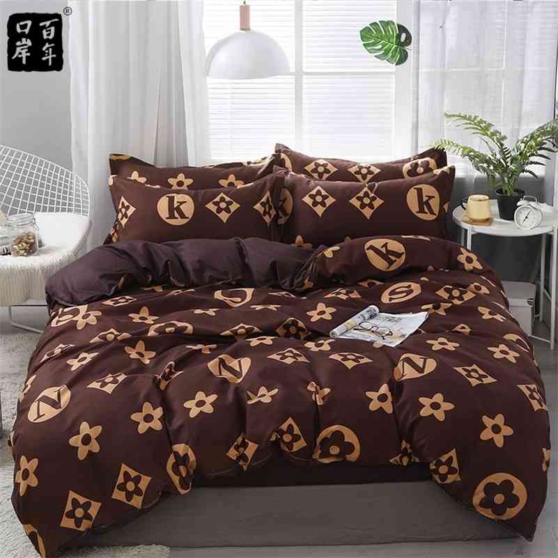 Bedding Set 4Pcs/Set 21Style Bed Sheet Pillowcase & Duvet Cover Sets Stripe Aloe Cotton Bed Set Home Bed Textile Products 201211, Ksn-caomeilianqu
Bedding Set 4Pcs/Set 21Style Bed Sheet Pillowcase & Duvet Cover Sets Stripe Aloe Cotton Bed Set Home Bed Textile Products 201211, Ksn-caomeilianqu