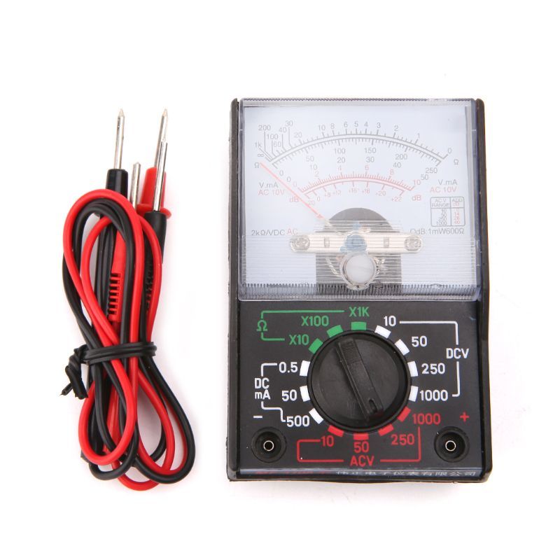 Dc/Ac 1000V Voltmeter 250mA Amper meter 1K Resistance Meter Analogue Multimeter Tool 83XA