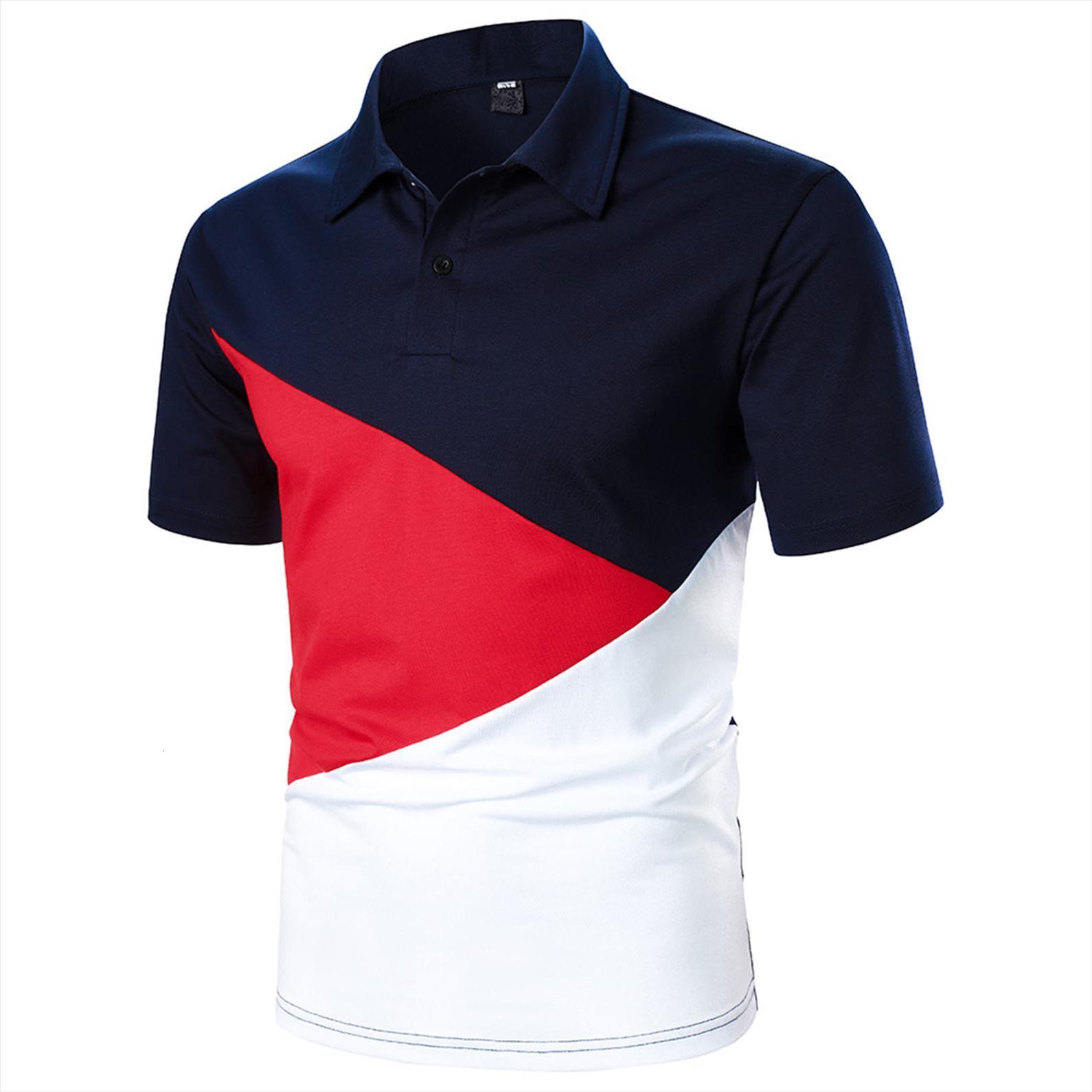 classic three color shirt men polo summer short sleeve contrast streetwear casual clothing, White;black
classic three color shirt men polo summer short sleeve contrast streetwear casual clothing, White;black