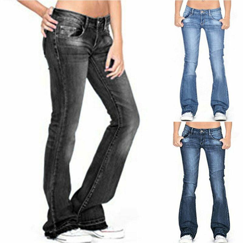 Women's Jeans High Waist Women Bootcut Denim Bell Bottoms Ladies Skinny Flared Trousers, Black
Women's Jeans High Waist Women Bootcut Denim Bell Bottoms Ladies Skinny Flared Trousers, Black