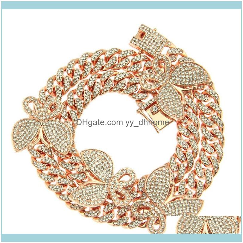 Necklaces & Pendants Jewelry12Mm Iced Out Bling Cz Miami Cuban Link Chain Butterfly Charm Choker Necklace Hip Hop Rock Wide Cool Women Men J
Necklaces & Pendants Jewelry12Mm Iced Out Bling Cz Miami Cuban Link Chain Butterfly Charm Choker Necklace Hip Hop Rock Wide Cool Women Men J