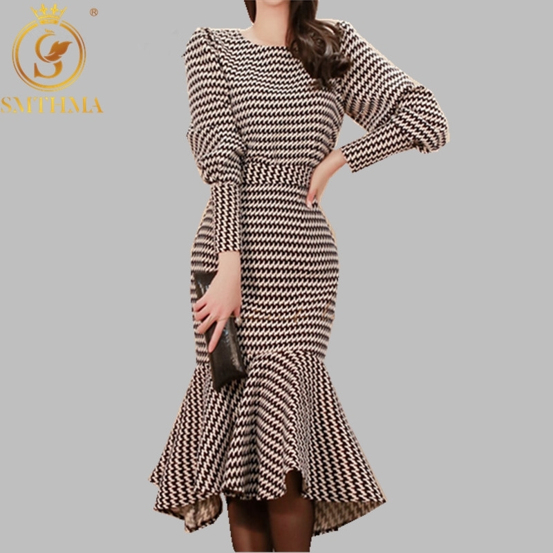 Spring Two-Piece Skirt Sets Korean Temperament Slim Houndstooth Top+ Sexy Trumpet Mermaid Suit 210520, Photo color
Spring Two-Piece Skirt Sets Korean Temperament Slim Houndstooth Top+ Sexy Trumpet Mermaid Suit 210520, Photo color