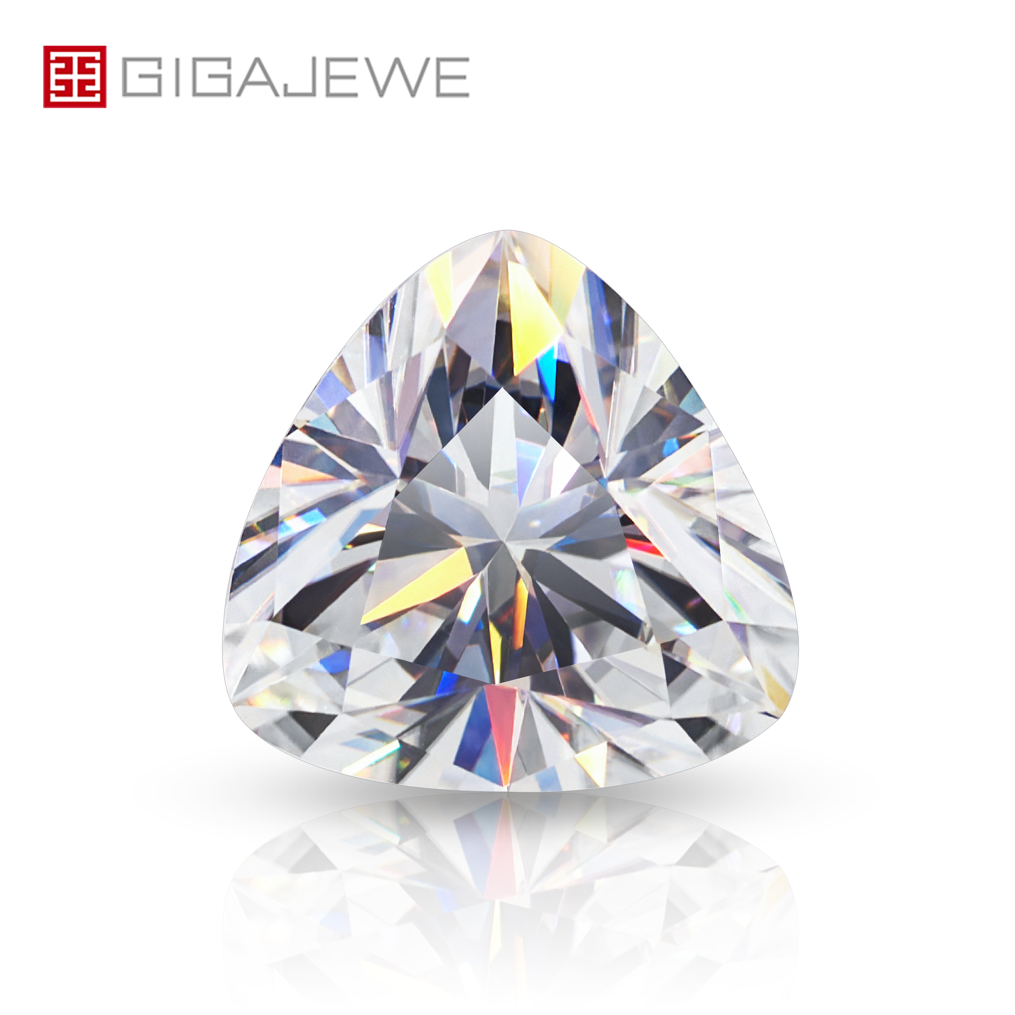 GIGAJEWE White D Color Trillion cut VVS1 moissanite diamond 0.5-3ct for jewelry making manual cut
GIGAJEWE White D Color Trillion cut VVS1 moissanite diamond 0.5-3ct for jewelry making manual cut
