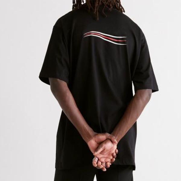Men's Women tops Designer wave printed letter classic Couples languages T-shirts Summer 19SS top Fashion Man Clothing Street Short sleeve, White
Men's Women tops Designer wave printed letter classic Couples languages T-shirts Summer 19SS top Fashion Man Clothing Street Short sleeve, White
