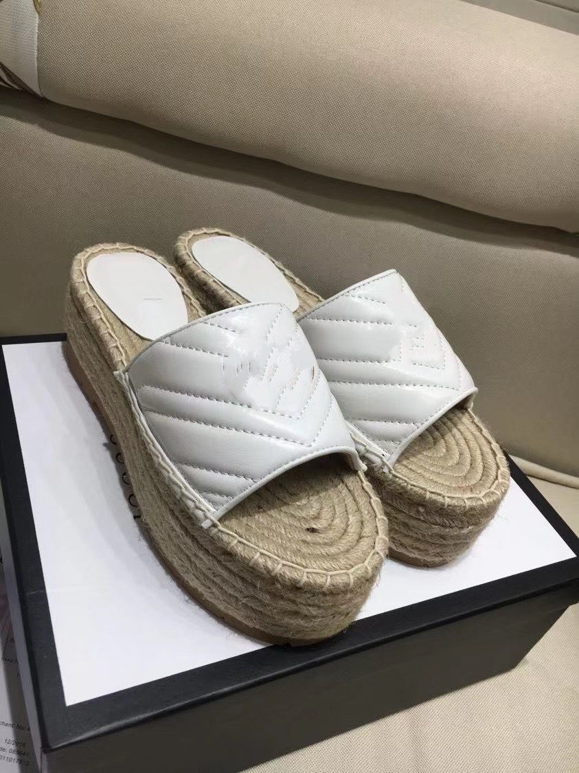 Women EspadrilleSlide Designer Sandal High Quality Real leather Cord Platform Double Hardware Outdoor Beach Slides MJJJ0001, Black
Women EspadrilleSlide Designer Sandal High Quality Real leather Cord Platform Double Hardware Outdoor Beach Slides MJJJ0001, Black