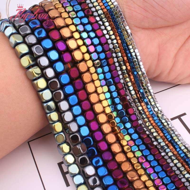 Other Natural Hematite Cube Beads Smooth 2/3/4/6mm Loose Stone For DIY Necklace Bracelt Earring Jewelry Making 15"
Other Natural Hematite Cube Beads Smooth 2/3/4/6mm Loose Stone For DIY Necklace Bracelt Earring Jewelry Making 15"