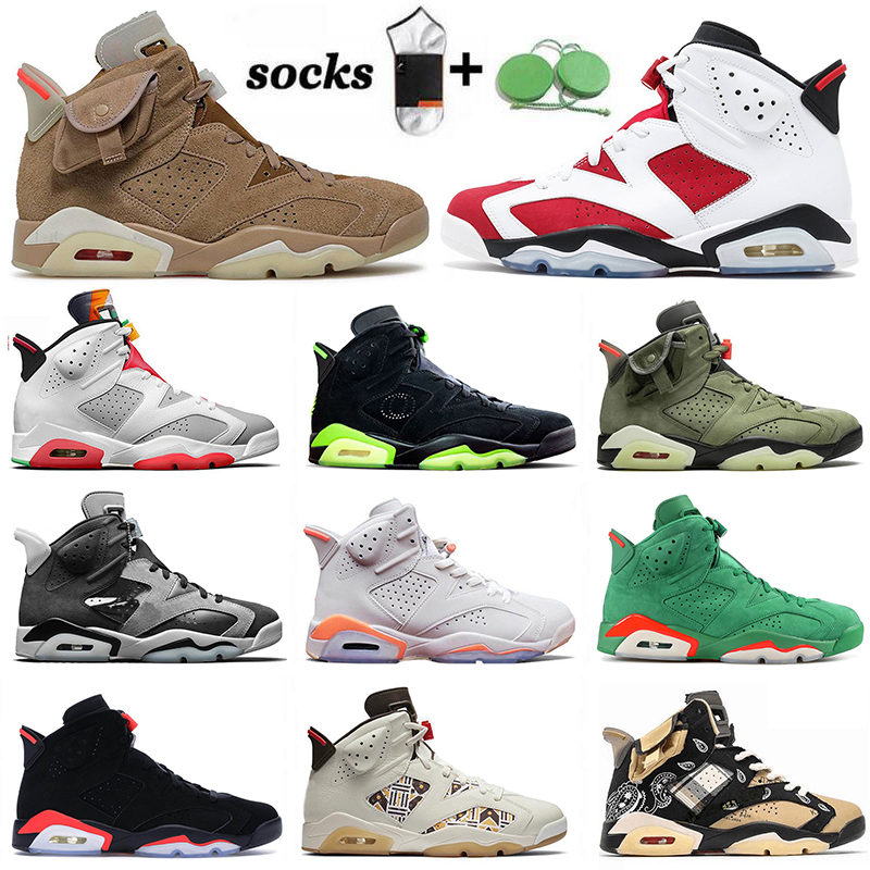 2021 With Box BRITISH KHAKI Jumpman 6 6s Men Women Basketball Shoes Carmine Quai 54 Tech Chrome Travis Scott Hare Trainers Sports Sneakers, A19
2021 With Box BRITISH KHAKI Jumpman 6 6s Men Women Basketball Shoes Carmine Quai 54 Tech Chrome Travis Scott Hare Trainers Sports Sneakers, A19