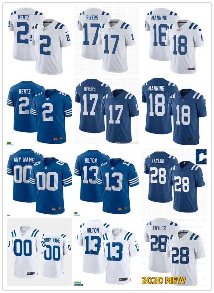 Men Women Youth IndianapolisColts28 Jonathan Taylor 17 Philip Rivers 13 T.Y. Hilton 2 Carson Wentz custom White Football Jersey, Colour
Men Women Youth IndianapolisColts28 Jonathan Taylor 17 Philip Rivers 13 T.Y. Hilton 2 Carson Wentz custom White Football Jersey, Colour