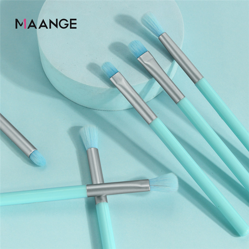 MAANGE Fluorescent Series Makeup Brushes Tool Set Powder Eye Shadow Foundation Blush Blending 15pcs Make Up Brush Kit Brocha De Maquillaje