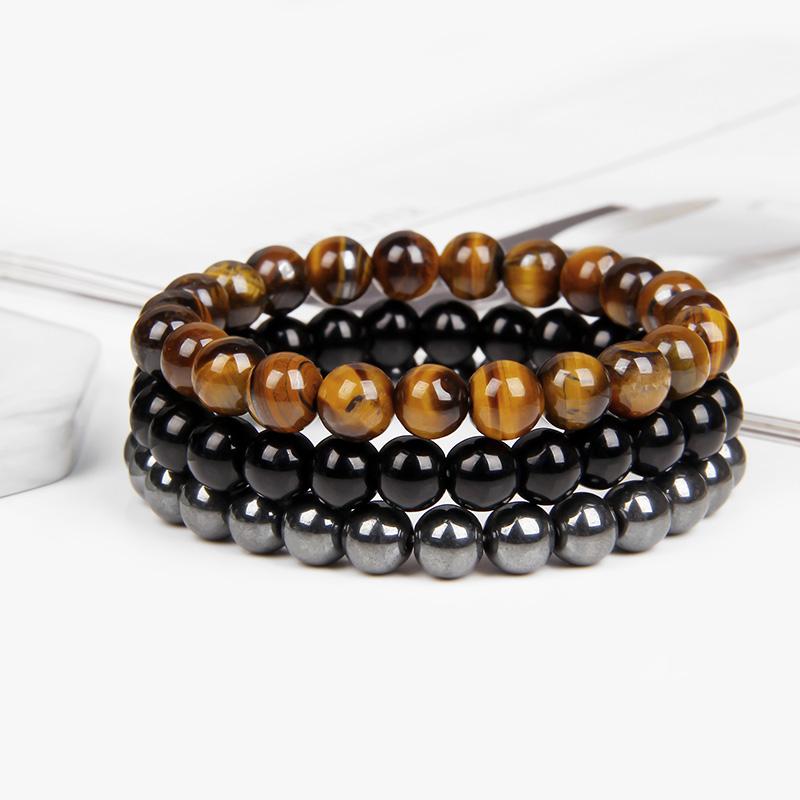 Beaded, Strands Tiger Eye Stone Bracelets Set Hematite Turquoises Agat Lapis Lazuli For Women Men 3 Chain Bangles Healing Reiki Energy
Beaded, Strands Tiger Eye Stone Bracelets Set Hematite Turquoises Agat Lapis Lazuli For Women Men 3 Chain Bangles Healing Reiki Energy