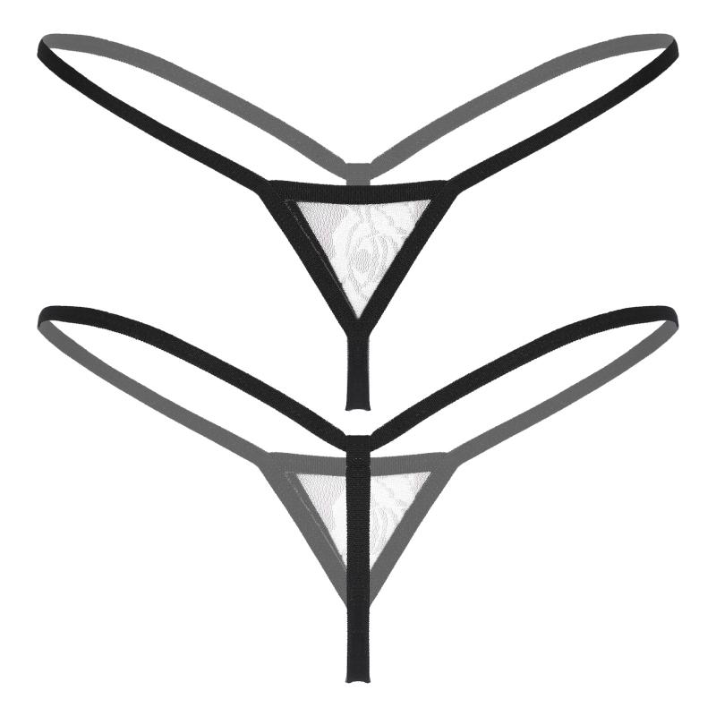 Women's Panties Sexy Women See-through Lace Micro Thongs G-string Low Waist Elastic Waistband T-back Lingerie Underwear, White
Women's Panties Sexy Women See-through Lace Micro Thongs G-string Low Waist Elastic Waistband T-back Lingerie Underwear, White