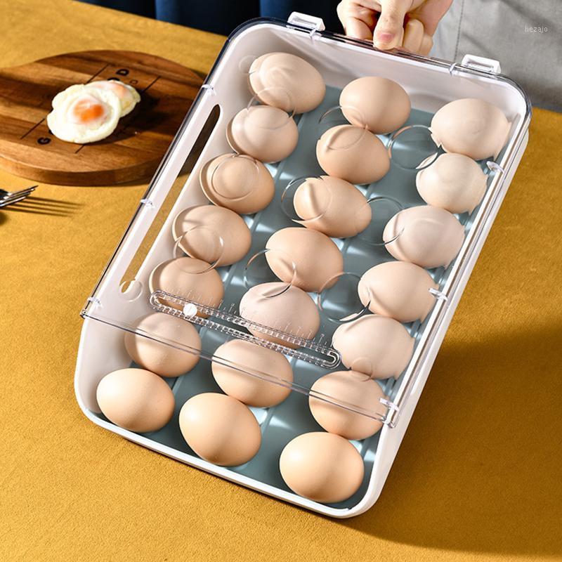 Storage Bottles & Jars Egg Box With Handle Stackable Refrigerator Automatic Space-saving Container Inner Tank Silicone Anti-skid
Storage Bottles & Jars Egg Box With Handle Stackable Refrigerator Automatic Space-saving Container Inner Tank Silicone Anti-skid