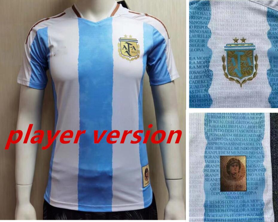 21/22 Argentina soccer Jerseys 200th anniversary Fans player version 2021 Copa MESSI DYBALA AGUERO CELSO MARTINEZ football shirt Men sets uniforms, Black;yellow
21/22 Argentina soccer Jerseys 200th anniversary Fans player version 2021 Copa MESSI DYBALA AGUERO CELSO MARTINEZ football shirt Men sets uniforms, Black;yellow