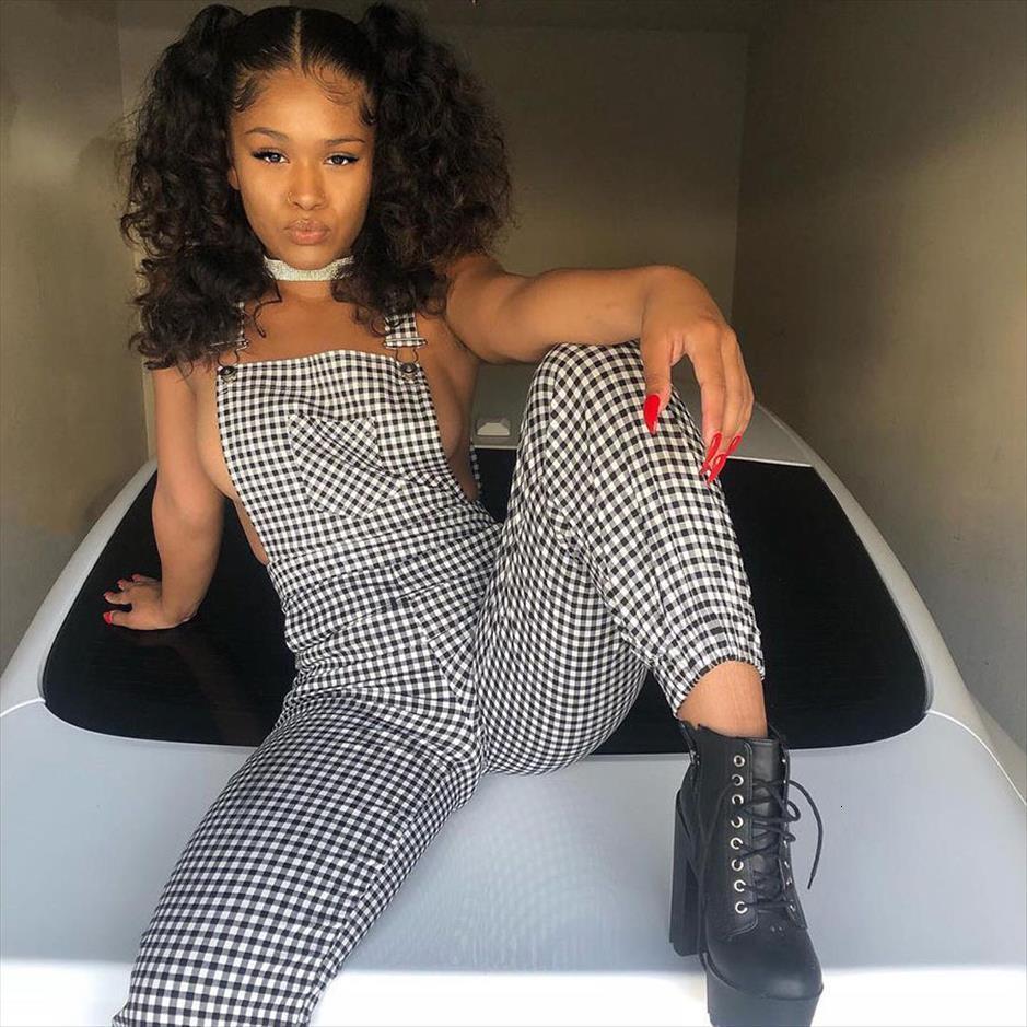 black white plaid overalls womens capris fashion jumpsuit casual long streetwear cool girls cargo trousers pants
black white plaid overalls womens capris fashion jumpsuit casual long streetwear cool girls cargo trousers pants