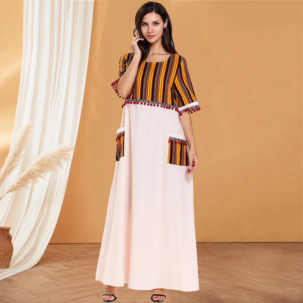 Summer Vestidos Musulman Mujer Ramadan Abaya Arabic Hijab Muslim Dress Turkish Islamic Clothing Dresses Abayas For Women Dubai
Summer Vestidos Musulman Mujer Ramadan Abaya Arabic Hijab Muslim Dress Turkish Islamic Clothing Dresses Abayas For Women Dubai