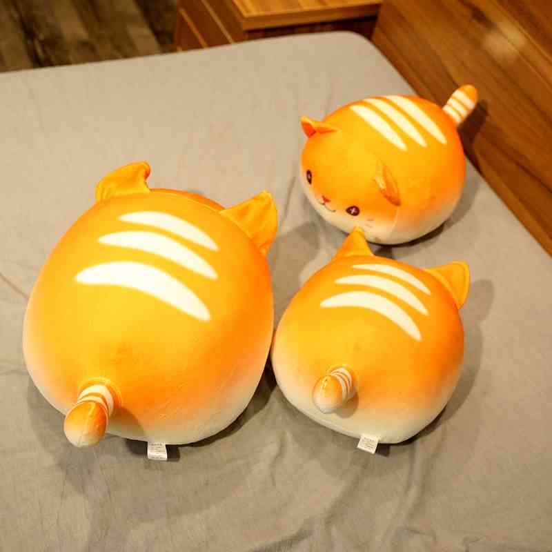 30/40cm Cute Cartoon Anime Bread Biscuit Cat Toy Pet Pillow Plush Animal Toy Doll Home Sofa Boy Girl Birthday Gift