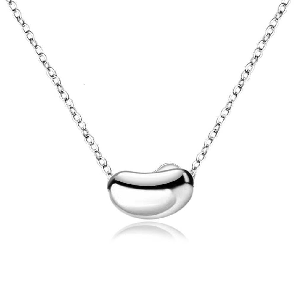 necklaceJapanese and Korean fashion simple bean necklace 925 pure female pea pendant short style clavicle chain plain silver jewelry
necklaceJapanese and Korean fashion simple bean necklace 925 pure female pea pendant short style clavicle chain plain silver jewelry