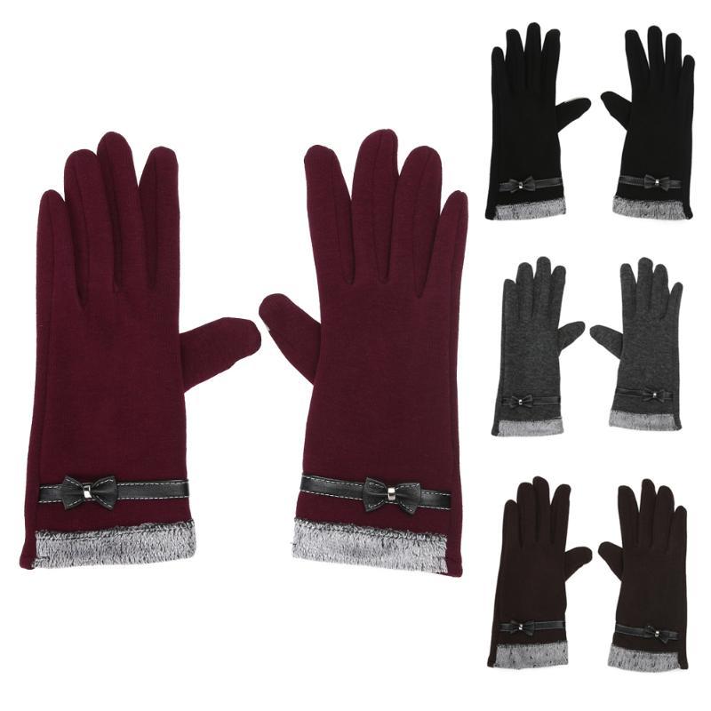 Fingerless Gloves Fashion Glove For Women Female Ladies Touch Screen Mittens Sheep Wool Winter Bowknot Wrist Solid Color High Quality
Fingerless Gloves Fashion Glove For Women Female Ladies Touch Screen Mittens Sheep Wool Winter Bowknot Wrist Solid Color High Quality