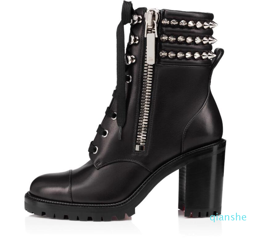 fashion-Luxury Winter Spikes Ankle Boots Women's Motorcycle Booties Sole Booty Elegant Leather Booties Lady High Heels
fashion-Luxury Winter Spikes Ankle Boots Women's Motorcycle Booties Sole Booty Elegant Leather Booties Lady High Heels