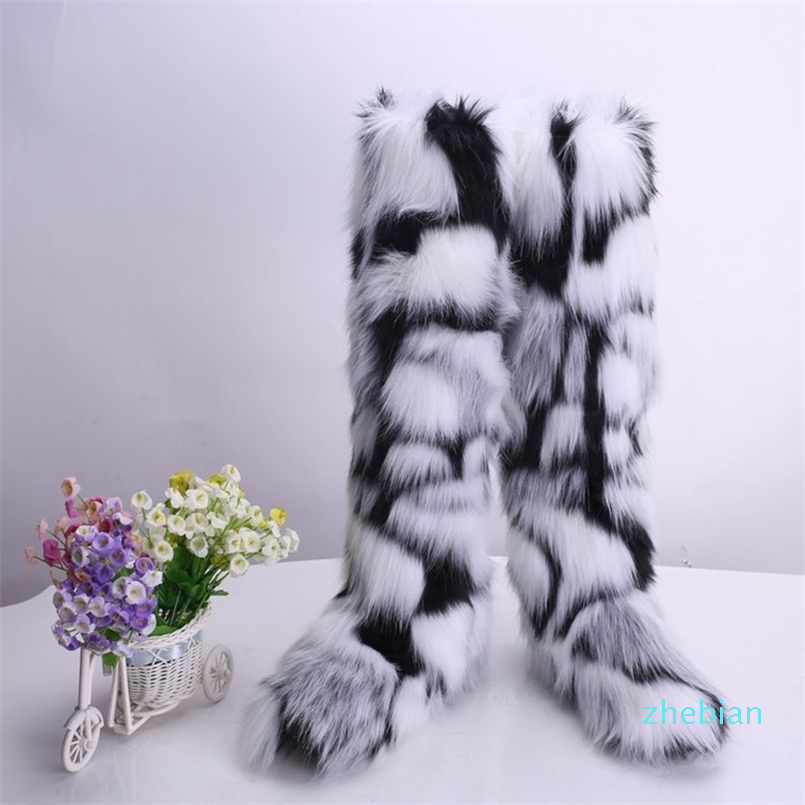 designer Winter Women Personalized Plush Knee Snow Boots Fashion Sexy Girl's Furry Faux Fur Outdoor Ladies Warm Endure Cold Shoes, Knee-boots
designer Winter Women Personalized Plush Knee Snow Boots Fashion Sexy Girl's Furry Faux Fur Outdoor Ladies Warm Endure Cold Shoes, Knee-boots