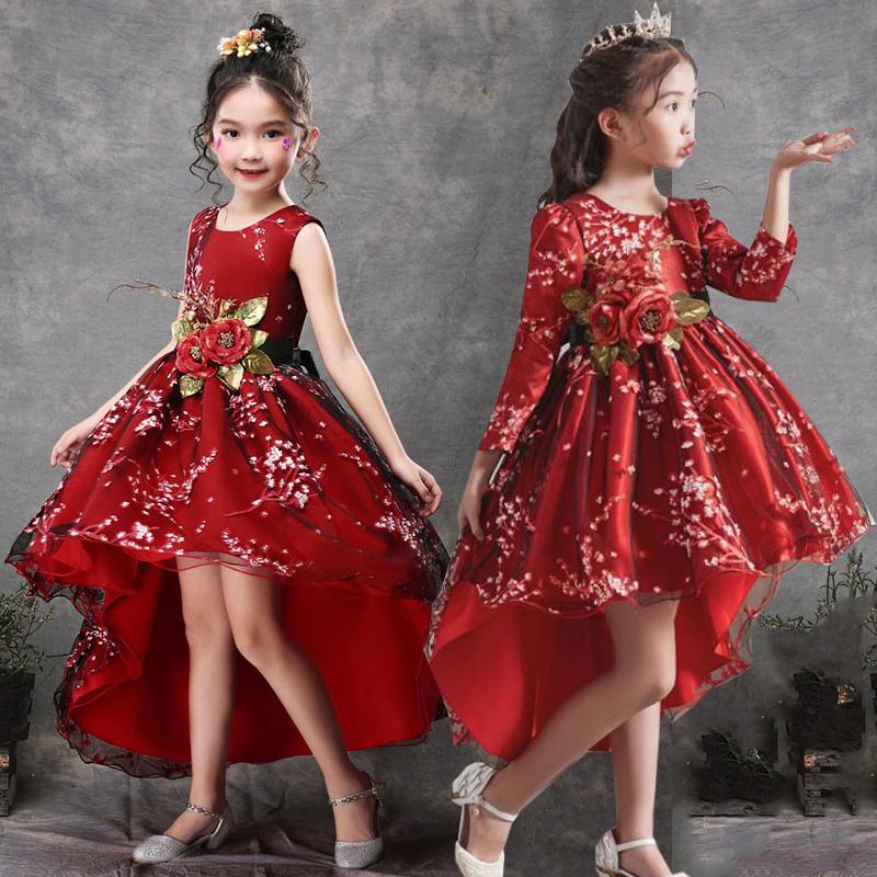 Girl's Dresses 2021 Trailing Evening Dress Kids For Girls Clothes Formal Girl Flower Party Wedding Long Princess Prom 10 12 Years, Red;yellow
Girl's Dresses 2021 Trailing Evening Dress Kids For Girls Clothes Formal Girl Flower Party Wedding Long Princess Prom 10 12 Years, Red;yellow