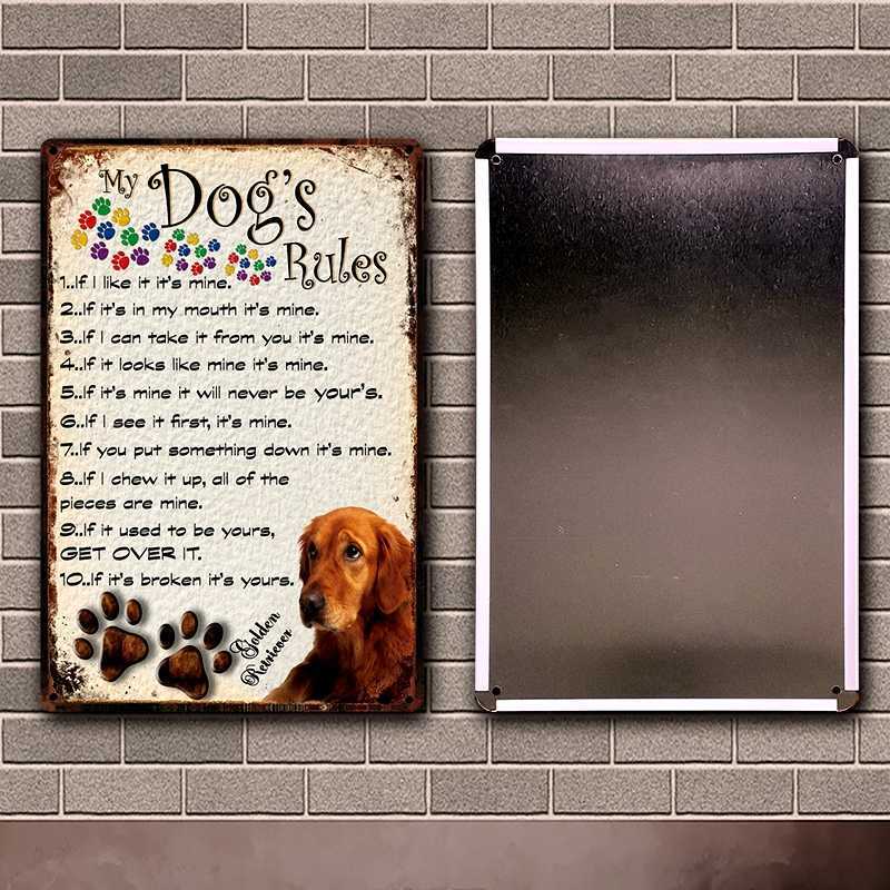 My Dogs Rules Maltese Bulldog Chihuahua Pug Boxer Metal Sign Home Decor Bar Wall Art Painting 20*30 CM Size Dy133
My Dogs Rules Maltese Bulldog Chihuahua Pug Boxer Metal Sign Home Decor Bar Wall Art Painting 20*30 CM Size Dy133