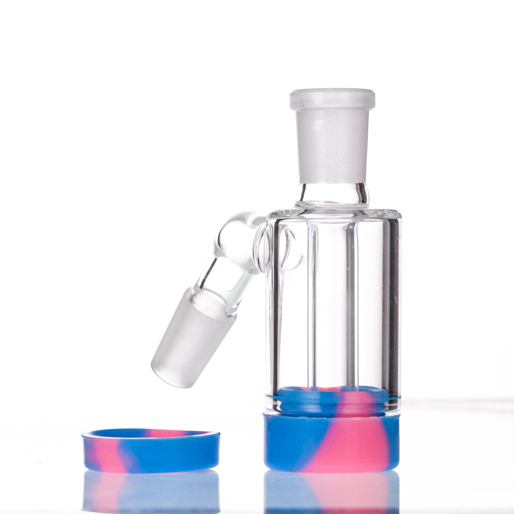 Smoking Accessories 14mm Male-14 Female Ash Catcher with colors silicone contain for glass bong oil rig smoke pipes
Smoking Accessories 14mm Male-14 Female Ash Catcher with colors silicone contain for glass bong oil rig smoke pipes