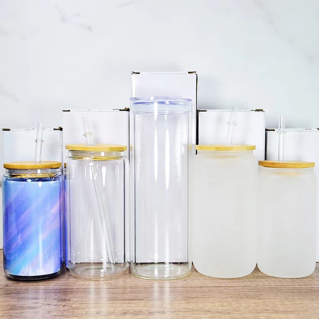 12oz 16oz sublimation glass tumbler with plastic lid reusable straw beer Can Transparent frosted Soda Can Cup drinking cups B2, Clear
12oz 16oz sublimation glass tumbler with plastic lid reusable straw beer Can Transparent frosted Soda Can Cup drinking cups B2, Clear