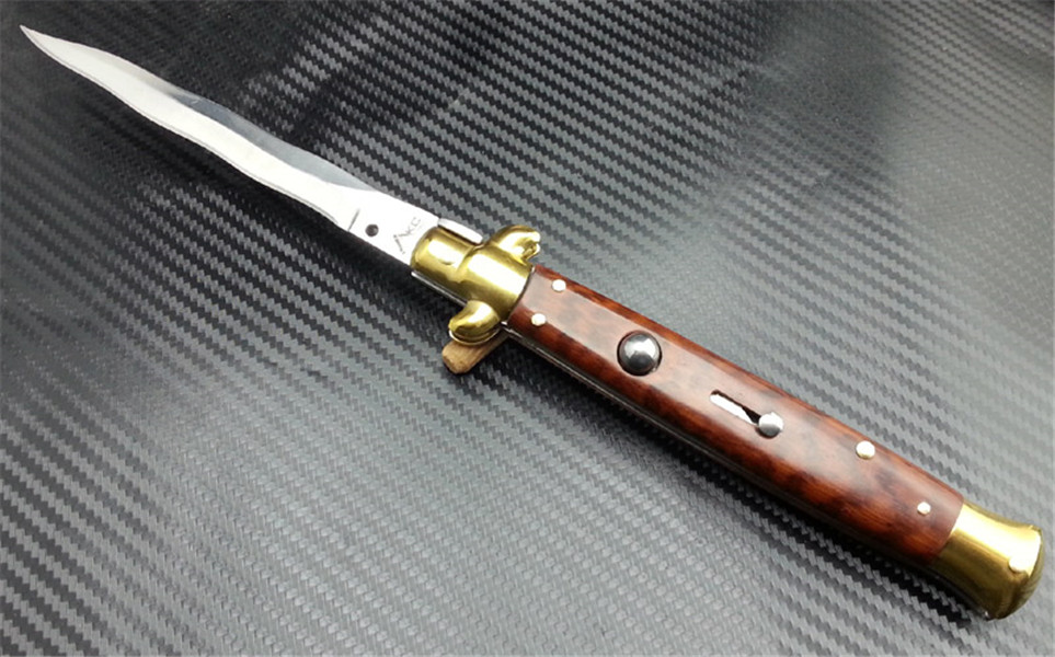 The 11 Inch Classical ACK Godfather Stiletto Mafia Folding knife Automatic Pocket Horizontal knives EDC 9 Tools
The 11 Inch Classical ACK Godfather Stiletto Mafia Folding knife Automatic Pocket Horizontal knives EDC 9 Tools
