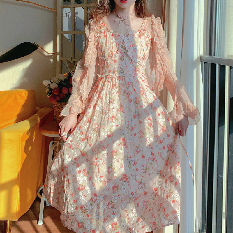 Women Summer Print Floral Midi Dress Female Vintage Franch Sexy Spaghetti Strap Casual Holiday Boho Party Dress Vestidos 210518, Photo color
Women Summer Print Floral Midi Dress Female Vintage Franch Sexy Spaghetti Strap Casual Holiday Boho Party Dress Vestidos 210518, Photo color