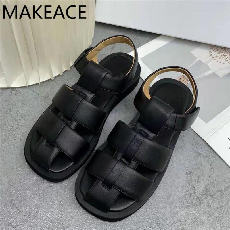 Sandals Women Genuine Leather Hollow Outs Beach Shoes Woman Casual Flats Ladies Summer Thick Sole 2021, Black
Sandals Women Genuine Leather Hollow Outs Beach Shoes Woman Casual Flats Ladies Summer Thick Sole 2021, Black