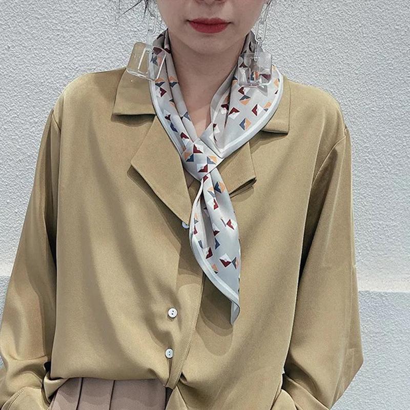 Scarves Fashin Easy Lazy Scarf Women Silk Skinny Neck Ring Wristband Handle Bag Tie Lady Print Foulard Long Ribbon Band Green
Scarves Fashin Easy Lazy Scarf Women Silk Skinny Neck Ring Wristband Handle Bag Tie Lady Print Foulard Long Ribbon Band Green