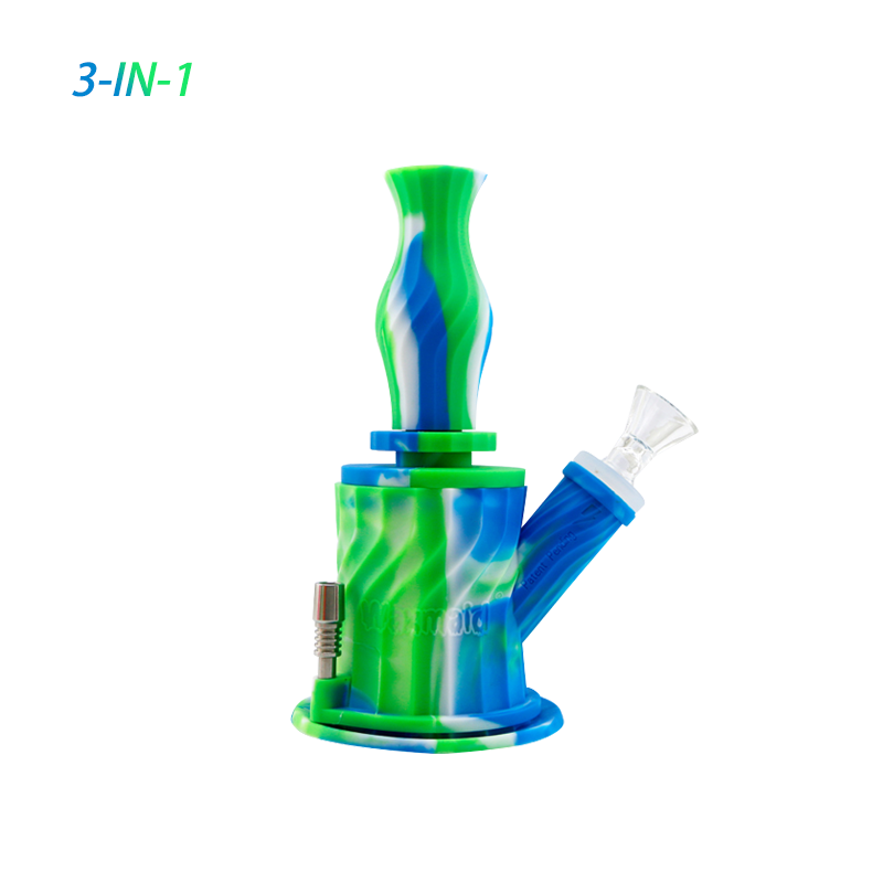 Waxmaid 6.9 inches hookah 3 IN 1 Silicone Water Pipe wholesale order sold by carton 80pcs/carton 6 mixed colors stock in US
Waxmaid 6.9 inches hookah 3 IN 1 Silicone Water Pipe wholesale order sold by carton 80pcs/carton 6 mixed colors stock in US