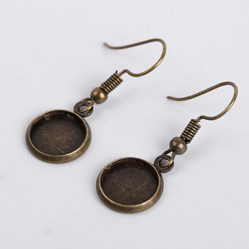 Jewelry Making Jewelry Findings Components Fit 10 12 14 16 18 20mm 25mm Round Cabochons Earring Blank Setting Bezel Base For C3