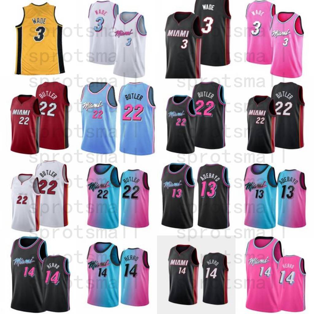 Dwyane 3 Wade Jimmy 22 Butler Basketball Jersey Mens Bam 13 Adebayo Tyler 14 Herro City Shirt
Dwyane 3 Wade Jimmy 22 Butler Basketball Jersey Mens Bam 13 Adebayo Tyler 14 Herro City Shirt