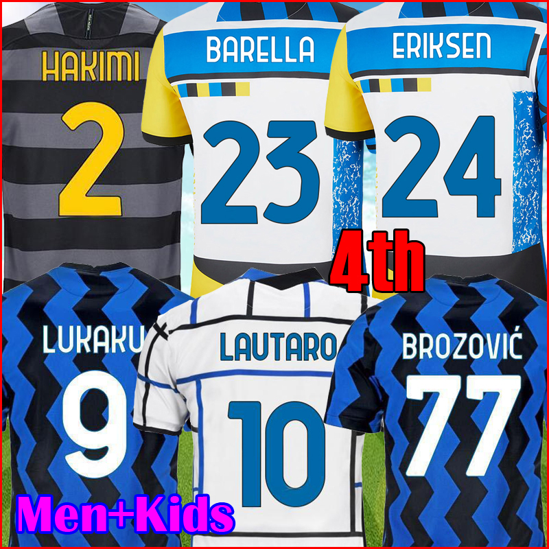 INTER 2020 2021 soccer jersey LUKAKU MILAN VIDAL BARELLA LAUTARO ERIKSEN ALEXIS HAKIMI 20 21 football shirt uniforms men + kids kit 4th fourth, Away
INTER 2020 2021 soccer jersey LUKAKU MILAN VIDAL BARELLA LAUTARO ERIKSEN ALEXIS HAKIMI 20 21 football shirt uniforms men + kids kit 4th fourth, Away
