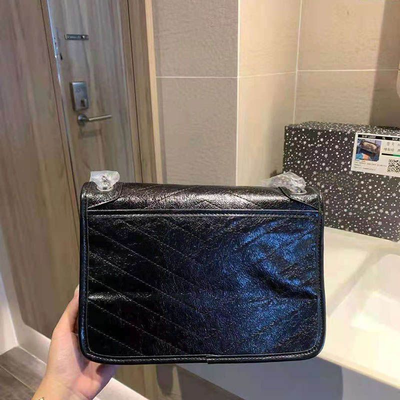 Fashion Shoulder Bags NIKI BABY Tote lady Black Chain handbag High Quality soft leather Cross body wallet women designer bag