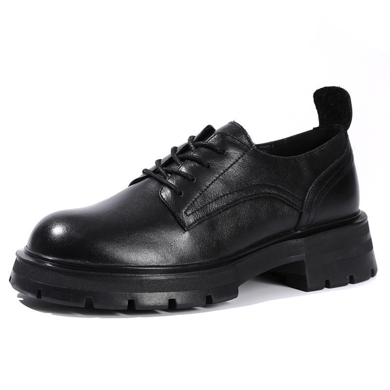 Dress Shoes Oxford Women Genuine Leather 2021 Autumn Fashion British Style Lace Up Thick Sole Student Women's, Black
Dress Shoes Oxford Women Genuine Leather 2021 Autumn Fashion British Style Lace Up Thick Sole Student Women's, Black