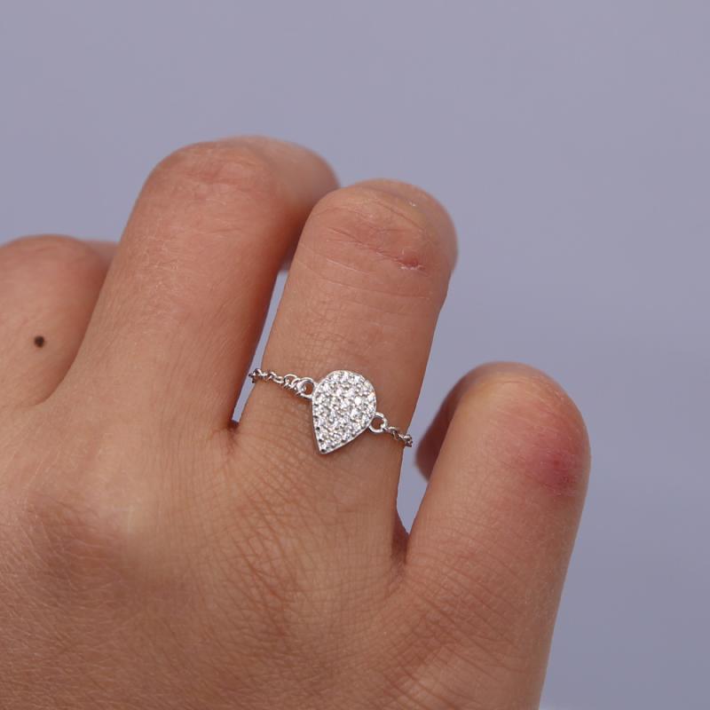 Cluster Rings Genuine 925 Sterling Silver Size 6 7 8 Simple Thin Chain Stunning Micro Pave Cz Pear Shape Ring
Cluster Rings Genuine 925 Sterling Silver Size 6 7 8 Simple Thin Chain Stunning Micro Pave Cz Pear Shape Ring