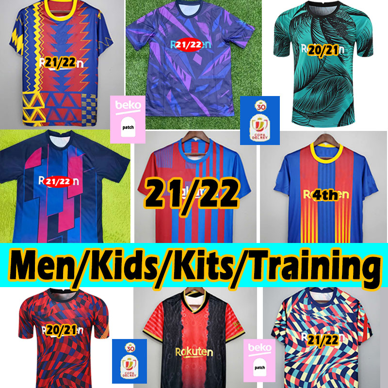 New 21/22 Barca Soccer jerseys Copa DELREY #10 Messi #22 Ansu Fati #7 Griezmann Dembélé F.De Jong Dest Alba 2020 2021 Adult + Kids Kits Training shirts football jersey Thai, Black
New 21/22 Barca Soccer jerseys Copa DELREY #10 Messi #22 Ansu Fati #7 Griezmann Dembélé F.De Jong Dest Alba 2020 2021 Adult + Kids Kits Training shirts football jersey Thai, Black