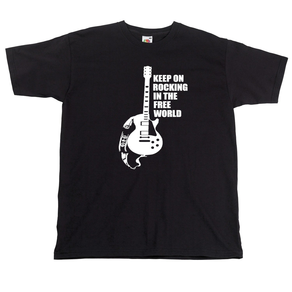 Conserver à bascule dans le monde libre T-shirt Neil Young Pearl Jam Gree World Tshirt